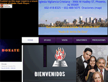 Tablet Screenshot of iglesiavigilanciacristiana.com